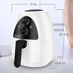 BLACK+DECKER 2-Liter Air Fryer - White/Black