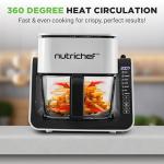 NutriChef 4 QT Air Fryer & Grill Combo