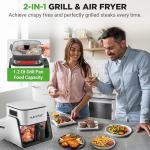 NutriChef 4 QT Air Fryer & Grill Combo