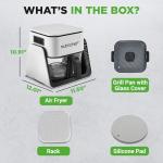 NutriChef 4 QT Air Fryer & Grill Combo