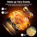 Digital Air Fryer Oven with Touchscreen and Presets