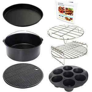 9-Inch Air Fryer Accessory Set with Cookbook
