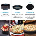 9-Inch Air Fryer Accessory Set with Cookbook