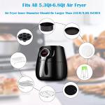 9-Inch Air Fryer Accessory Set with Cookbook