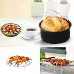 9-Inch Air Fryer Accessory Set with Cookbook