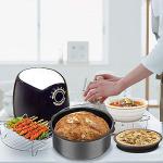 9-Inch Air Fryer Accessory Set with Cookbook