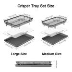 Air Fryer Basket and Tray Set with Parchment