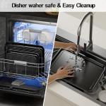 Air Fryer Basket and Tray Set with Parchment