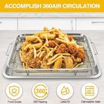 Stainless Steel Air Fryer Basket Set for Ovens