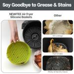 Silicone Liners for Ninja Air Fryer 4QT - 2 Pack