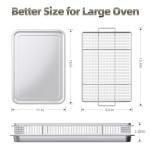 OPENICE Oven Air Fryer Basket and Tray Set