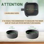 Reusable Silicone Air Fryer Basket Liners, 7.5
