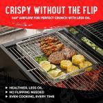 Stainless Steel Air Fryer Basket Set with Tongs