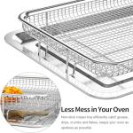 Stainless Steel Air Fryer Basket Set with Parchment