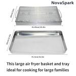 Stainless Steel Air Fryer Basket and Tray Set