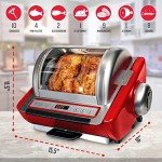 Ronco EZ-Store Rotisserie Oven with 3 Cooking Options