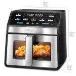 Gourmia 7.5L Digital Air Fryer with Window