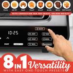 Gourmia 1800W Indoor Pizza Oven Air Fryer