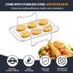 Dual Basket Air Fryer Accessory Set for Ninja