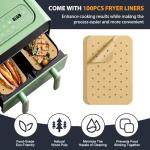 Dual Basket Air Fryer Accessory Set for Ninja