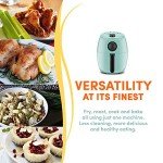 Elite Gourmet Compact Oil-Less Air Fryer, 2.1 Quart
