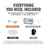 Fritaire 5-Quart Non-Toxic Glass Air Fryer