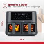 Holstein 8.4QT Dual Basket Digital Air Fryer