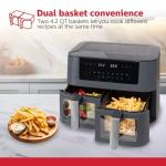 Holstein 8.4QT Dual Basket Digital Air Fryer