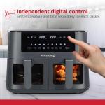 Holstein 8.4QT Dual Basket Digital Air Fryer