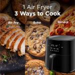 Frigidaire 3-in-1 Air Fryer, 5.3 Qt, Black