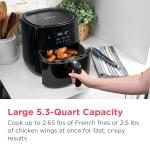 Frigidaire 3-in-1 Air Fryer, 5.3 Qt, Black
