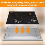 BRIKINTE Reusable Non-Stick Air Fryer Liners, 4 Pack