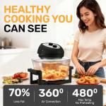 Big Boss 16Qt Family-Sized Glass Air Fryer