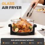 Big Boss 16Qt Family-Sized Glass Air Fryer