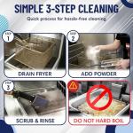 Fry-Whiz Deep Fryer Cleaning Solution - 1 Gallon