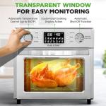 NutriChef 26L Electric Air Fryer Oven 1700W