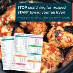 Cathy Yoder's Air Fryer Cheat Sheet Set