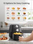 COMFEE' 2.1 Quart Air Fryer with 12 Options