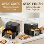 Elite Gourmet 11QT Dual Zone Air Fryer