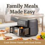 Elite Gourmet 11QT Dual Zone Air Fryer
