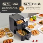 Elite Gourmet 10.5 Qt Dual Air Fryer