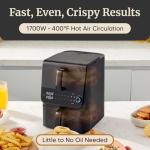 Elite Gourmet 10.5 Qt Dual Air Fryer