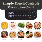 Elite Gourmet 10.5 Qt Dual Air Fryer