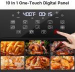 Deluxe 10-in-1 Digital Air Fryer Oven 12.6 Qt