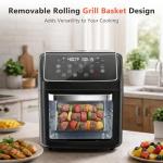 Deluxe 10-in-1 Digital Air Fryer Oven 12.6 Qt