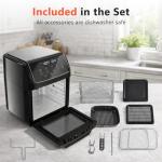 Deluxe 10-in-1 Digital Air Fryer Oven 12.6 Qt