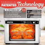 Gourmia 37 Qt French Door Air Fryer Oven