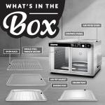 Gourmia 37 Qt French Door Air Fryer Oven