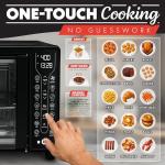 Gourmia 25 Qt French Door Air Fryer Oven