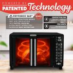 Gourmia 25 Qt French Door Air Fryer Oven